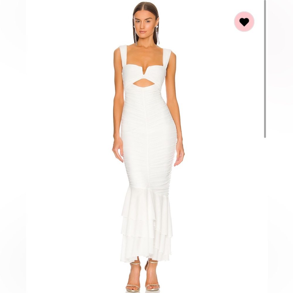 Michael Costello x REVOLVE Hilary Gown in Ivory